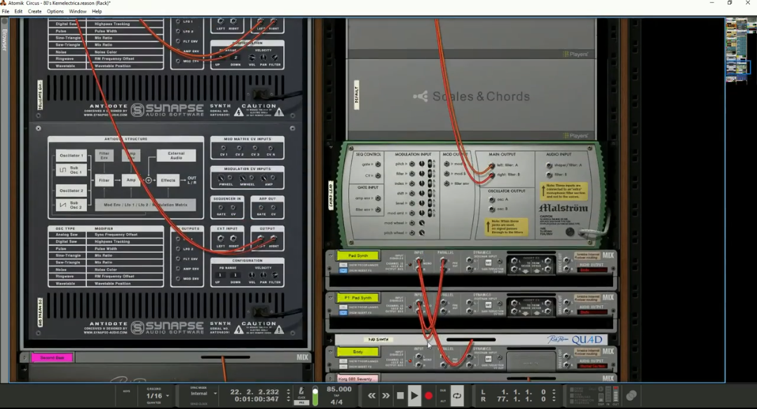 80s Kernelectrica behind the sound